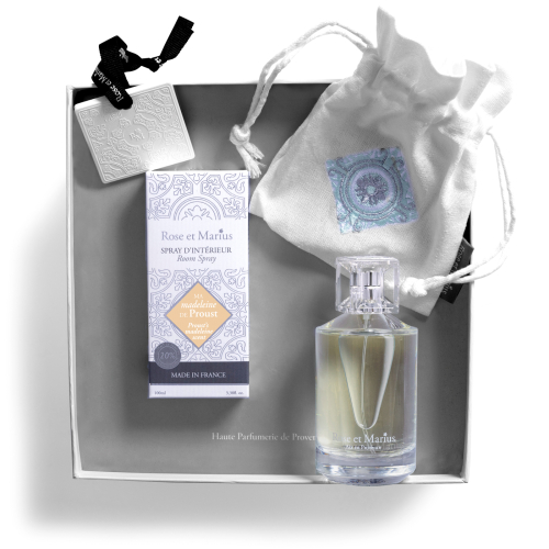 COFFRET SPRAY D'INTÉRIEUR & CARREAU PARFUME - Ma madeleine de Proust