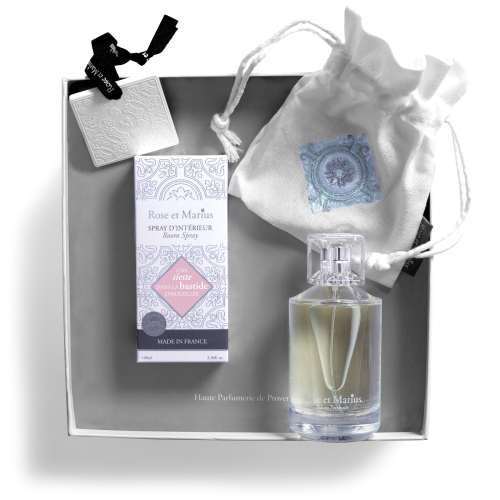 COFFRET SPRAY D'INTÉRIEUR & CARREAU PARFUME - une sieste dans la bastide ensoleillée