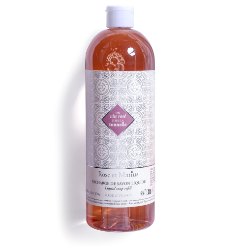 Liquid soap refill - A rosé wine under the arbour