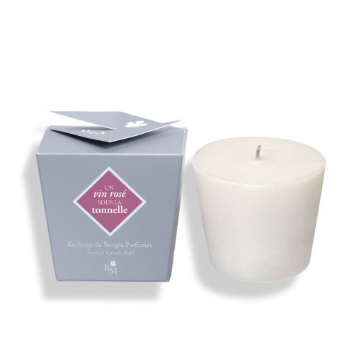 Scented candle refill - Un vin rosé sous la tonnelle