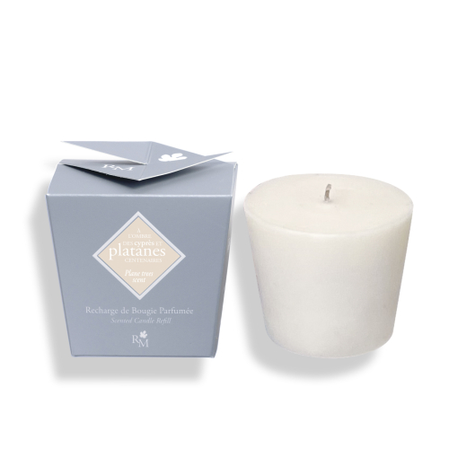 Scented candle refill - plane tree