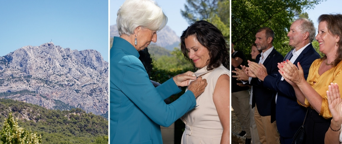 Magali Fleurquin-Bonnard awarded the National Order of Merit by Christine Lagarde: Provence&rsquo;s international reputation praised