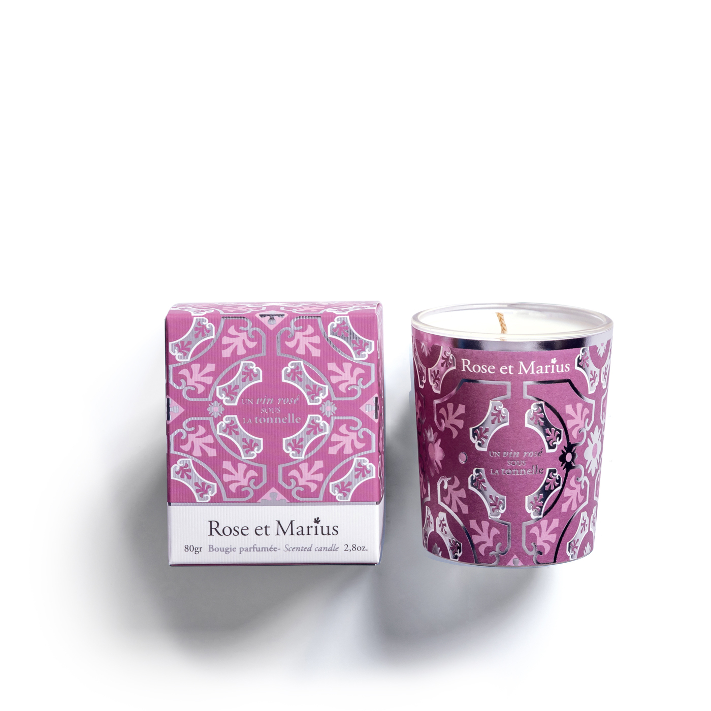Rose et Marius アロマキャンドル Scented lampion - Rosé wine under the arbour I Rose et Marius