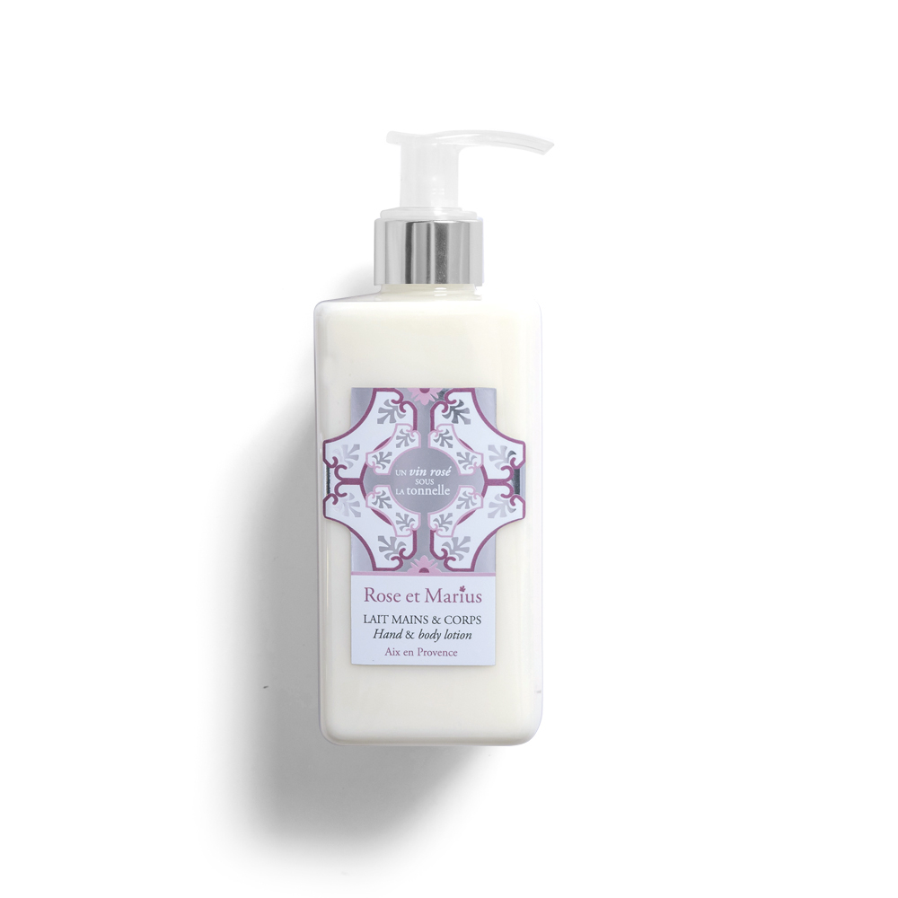 strop Sandet typisk PUMP HAND & BODY LOTION - A rosé wine under the arbour