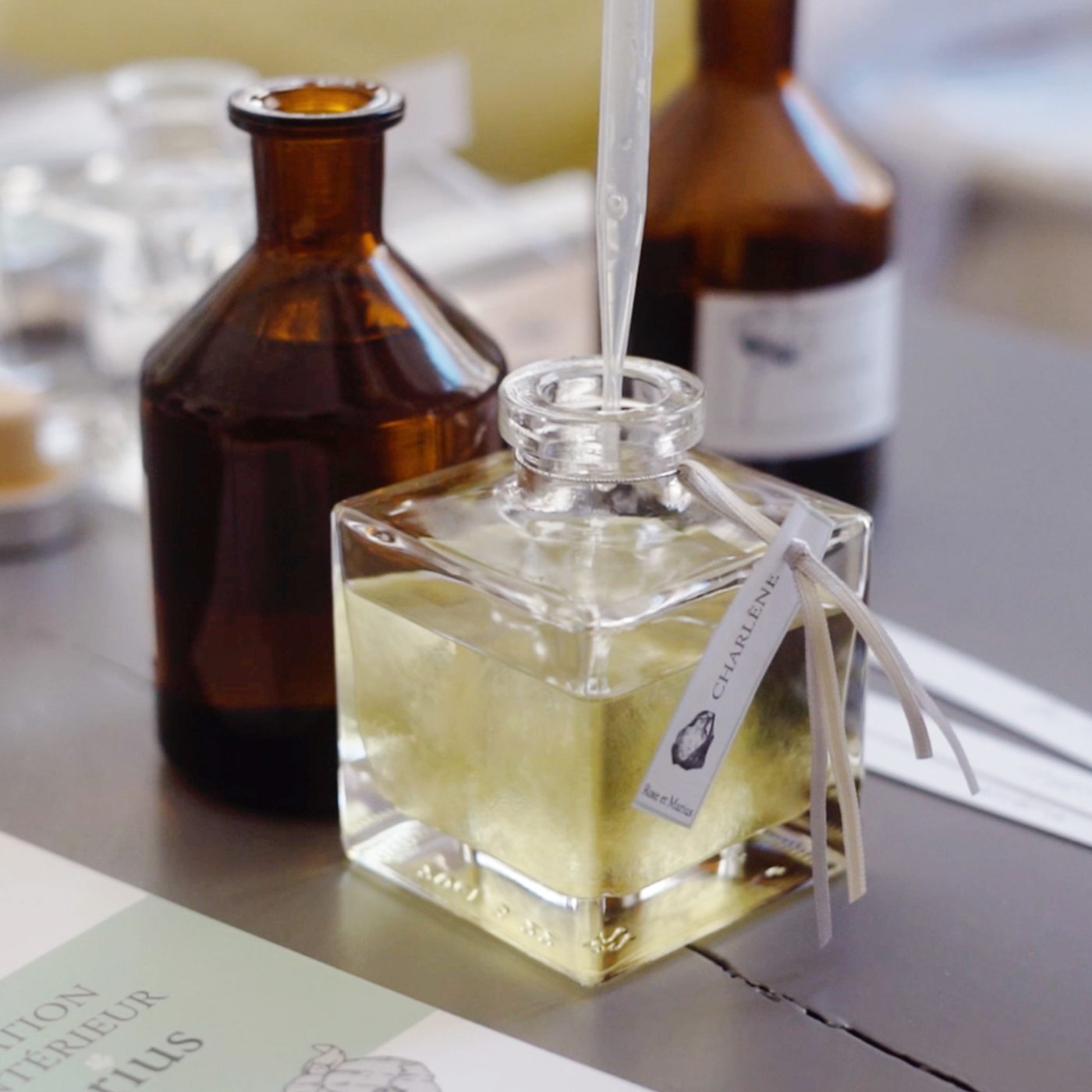 Atelier de création de votre parfum d'intérieur sur mesure